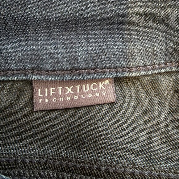 NYDJ Capri With Drawcord Hem Pilar Regular 16 Blue Dark Wash MARJCP2799 - Picture 7 of 15